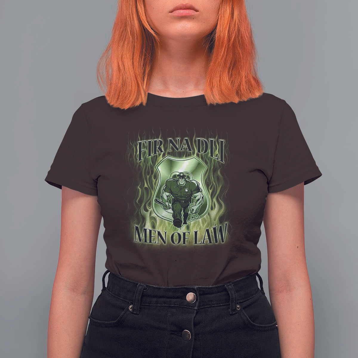 Patriotic Irish Pride T Shirt For Women Fir Na Dli Men Of Law