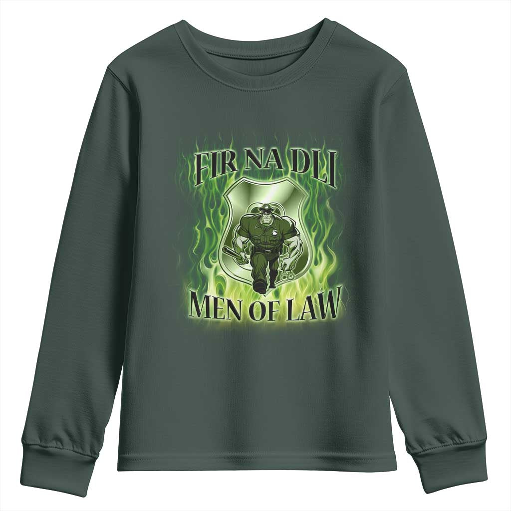 Patriotic Irish Pride Youth Sweatshirt Fir Na Dli Men Of Law