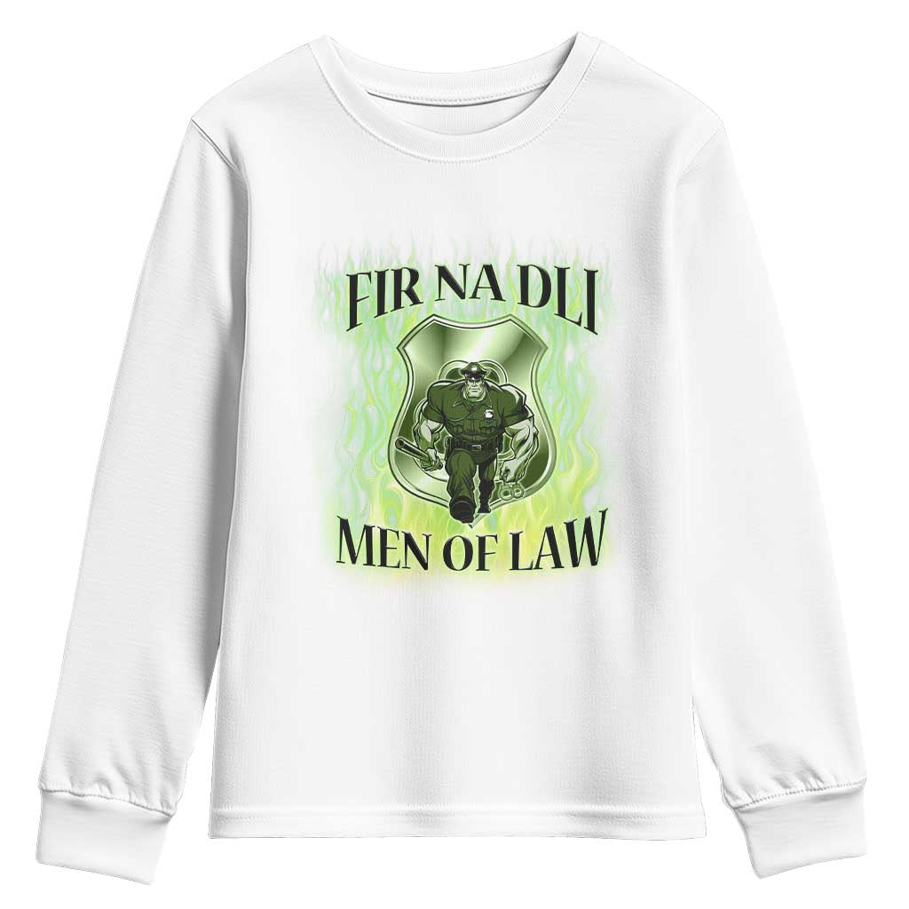 Patriotic Irish Pride Youth Sweatshirt Fir Na Dli Men Of Law