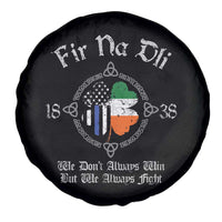 Irish Pride Spare Tire Cover Fir Na Dli Men Of Law Shamrock American Irish Flag