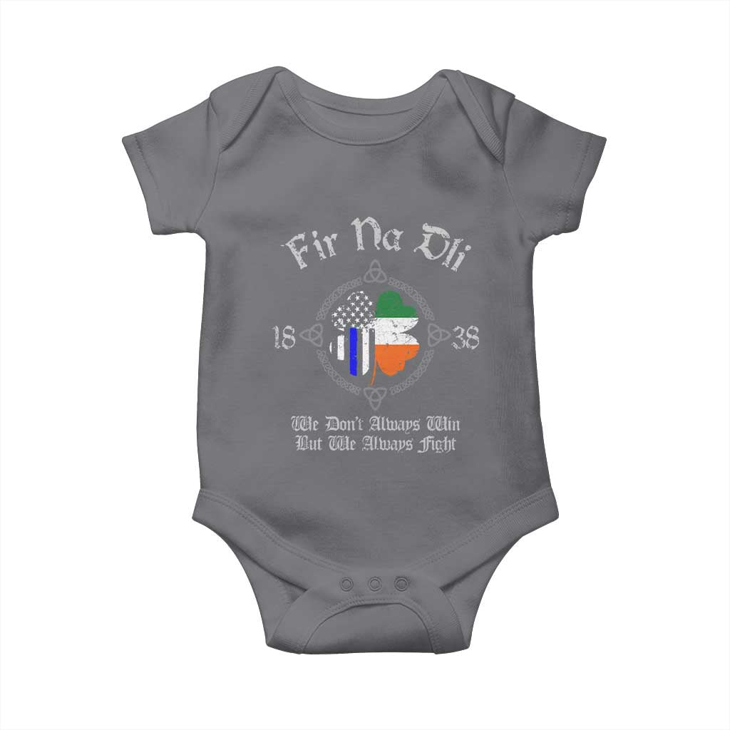 Irish Pride Baby Onesie Fir Na Dli Men Of Law Shamrock American Irish Flag