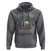Irish Pride Hoodie Fir Na Dli Men Of Law Shamrock American Irish Flag