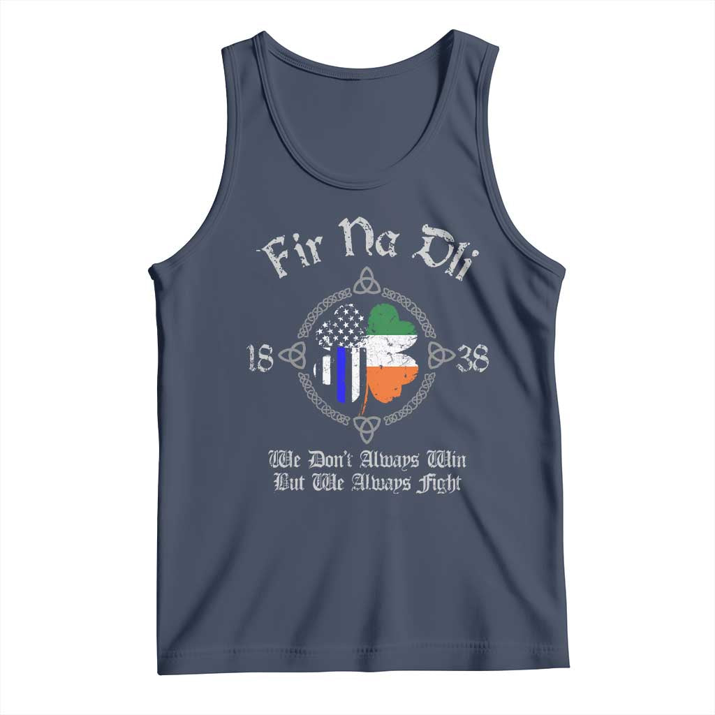 Irish Pride Tank Top Fir Na Dli Men Of Law Shamrock American Irish Flag