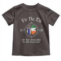 Irish Pride Toddler T Shirt Fir Na Dli Men Of Law Shamrock American Irish Flag