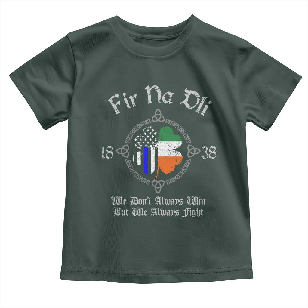 Irish Pride Toddler T Shirt Fir Na Dli Men Of Law Shamrock American Irish Flag