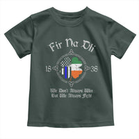 Irish Pride Toddler T Shirt Fir Na Dli Men Of Law Shamrock American Irish Flag