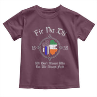 Irish Pride Toddler T Shirt Fir Na Dli Men Of Law Shamrock American Irish Flag