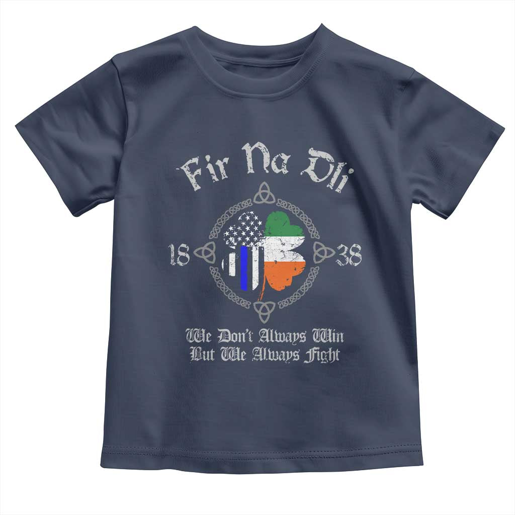 Irish Pride Toddler T Shirt Fir Na Dli Men Of Law Shamrock American Irish Flag