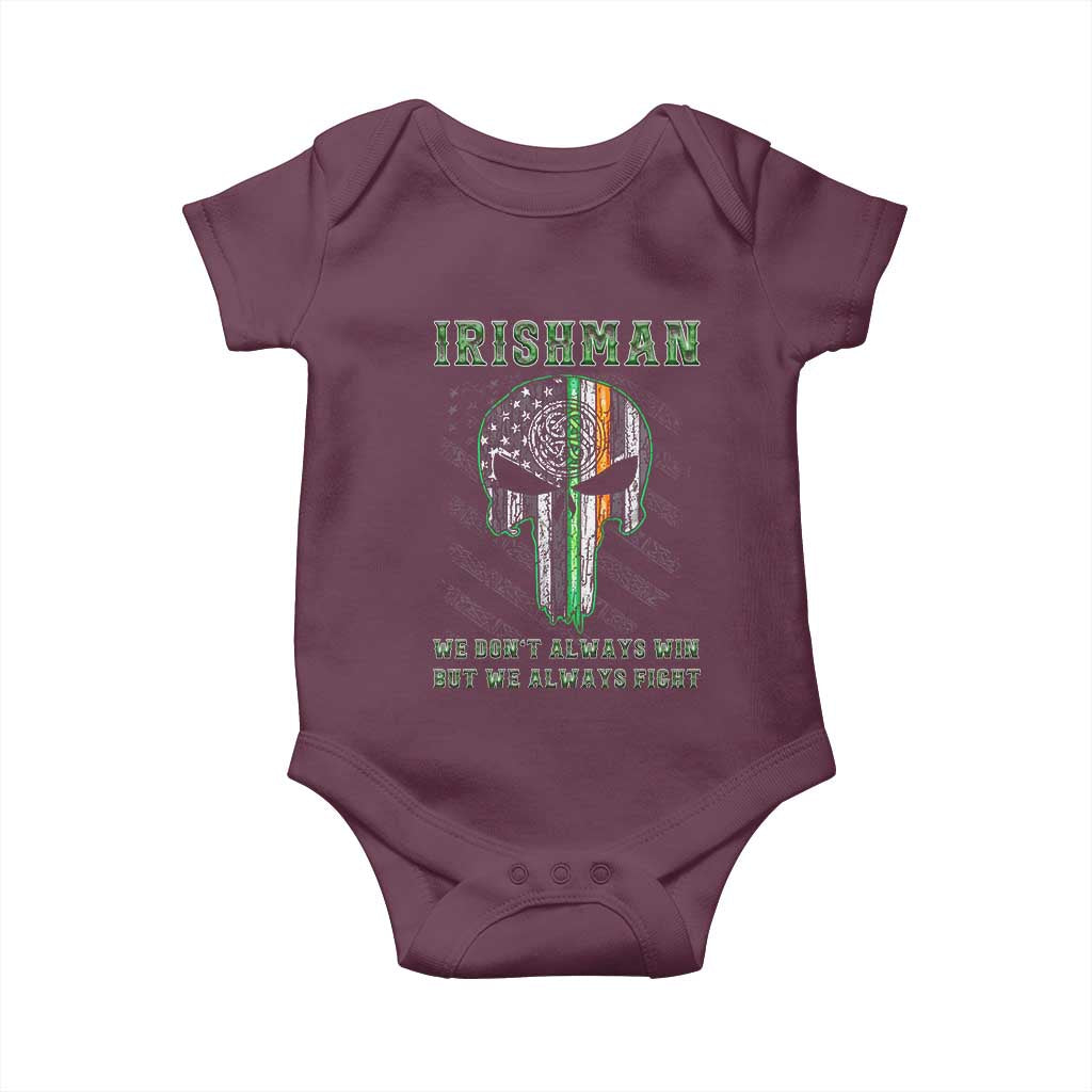 Irish Pride Baby Onesie We Don't Always Win But We Always Fight