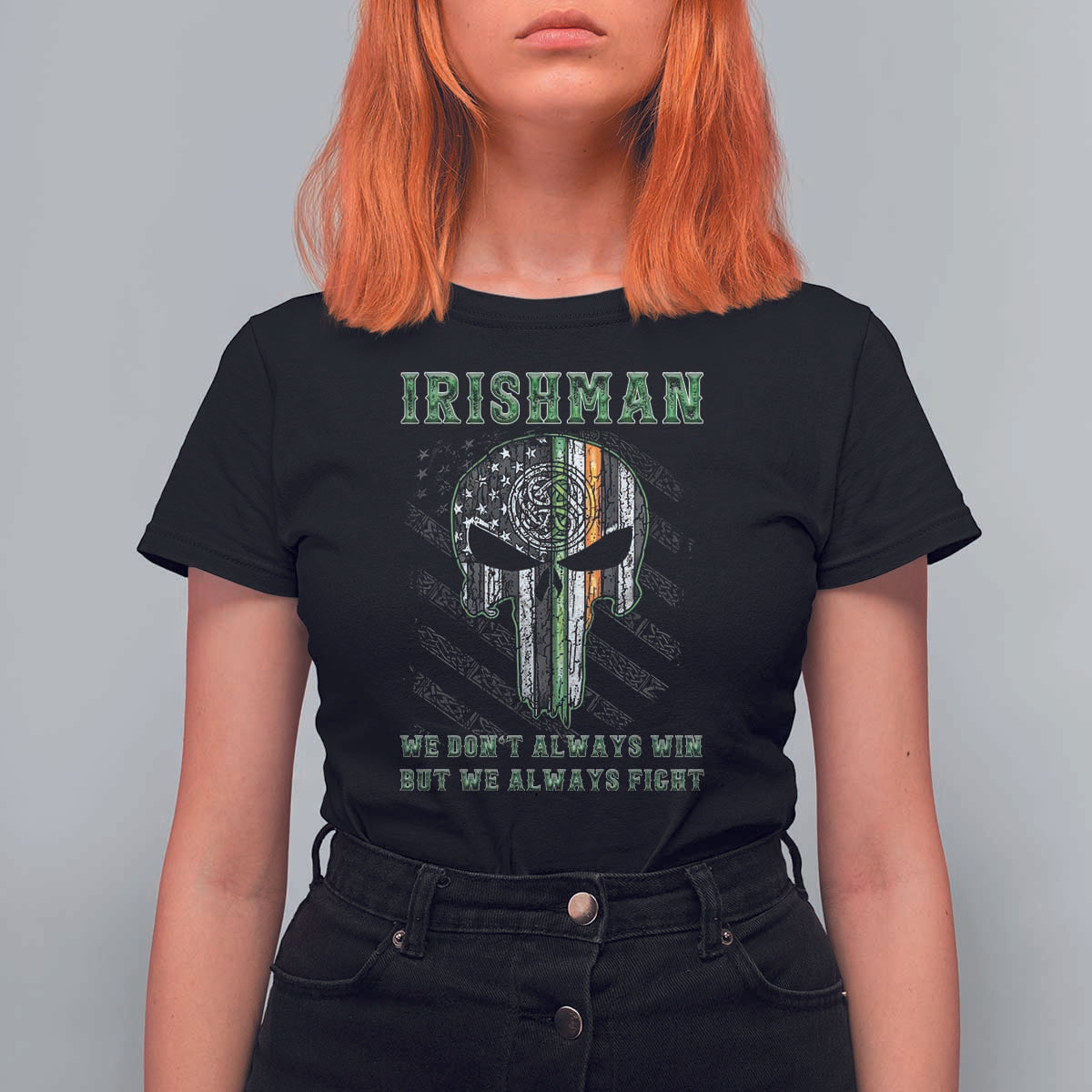 Irish Pride T Shirt For Women We Don't Always Win But We Always Fight
