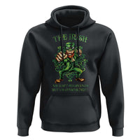 Irish Pride Hoodie We Don't Always Win But We Always Fight Funny Leprechaun