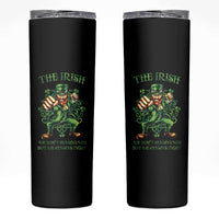 Irish Pride Skinny Tumbler We Don't Always Win But We Always Fight Funny Leprechaun