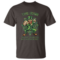 Irish Pride T Shirt We Don't Always Win But We Always Fight Funny Leprechaun