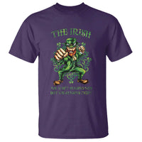 Irish Pride T Shirt We Don't Always Win But We Always Fight Funny Leprechaun