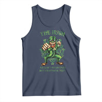 Irish Pride Tank Top We Don't Always Win But We Always Fight Funny Leprechaun