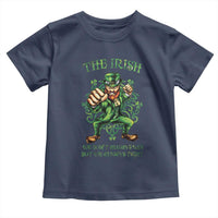 Irish Pride Toddler T Shirt We Don't Always Win But We Always Fight Funny Leprechaun