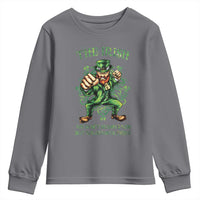 Irish Pride Youth Sweatshirt We Don't Always Win But We Always Fight Funny Leprechaun