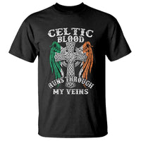 Irish Celtic Pride T Shirt Celtic Blood Runs Through My Veins