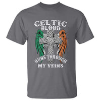 Irish Celtic Pride T Shirt Celtic Blood Runs Through My Veins