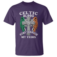 Irish Celtic Pride T Shirt Celtic Blood Runs Through My Veins