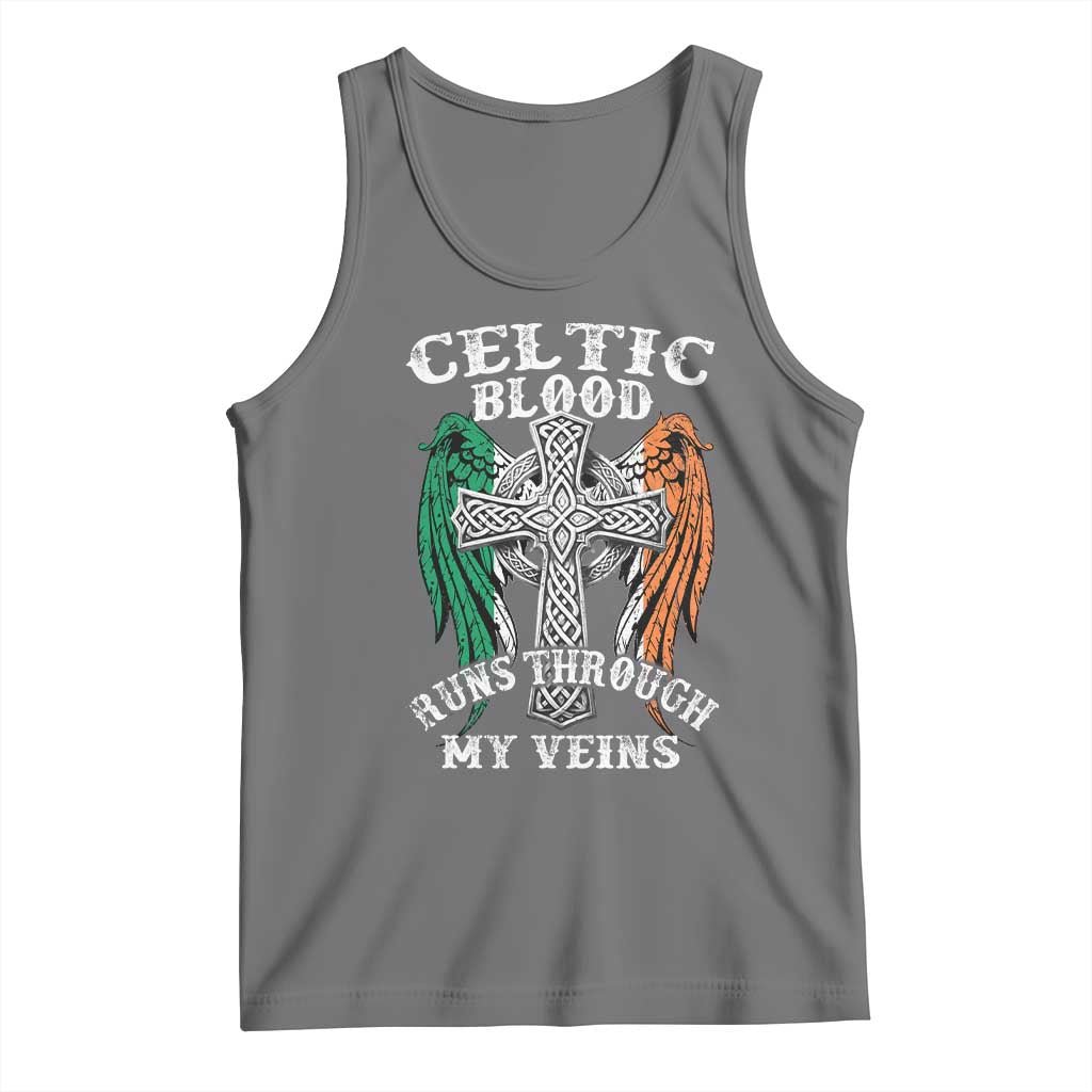 Irish Celtic Pride Tank Top Celtic Blood Runs Through My Veins