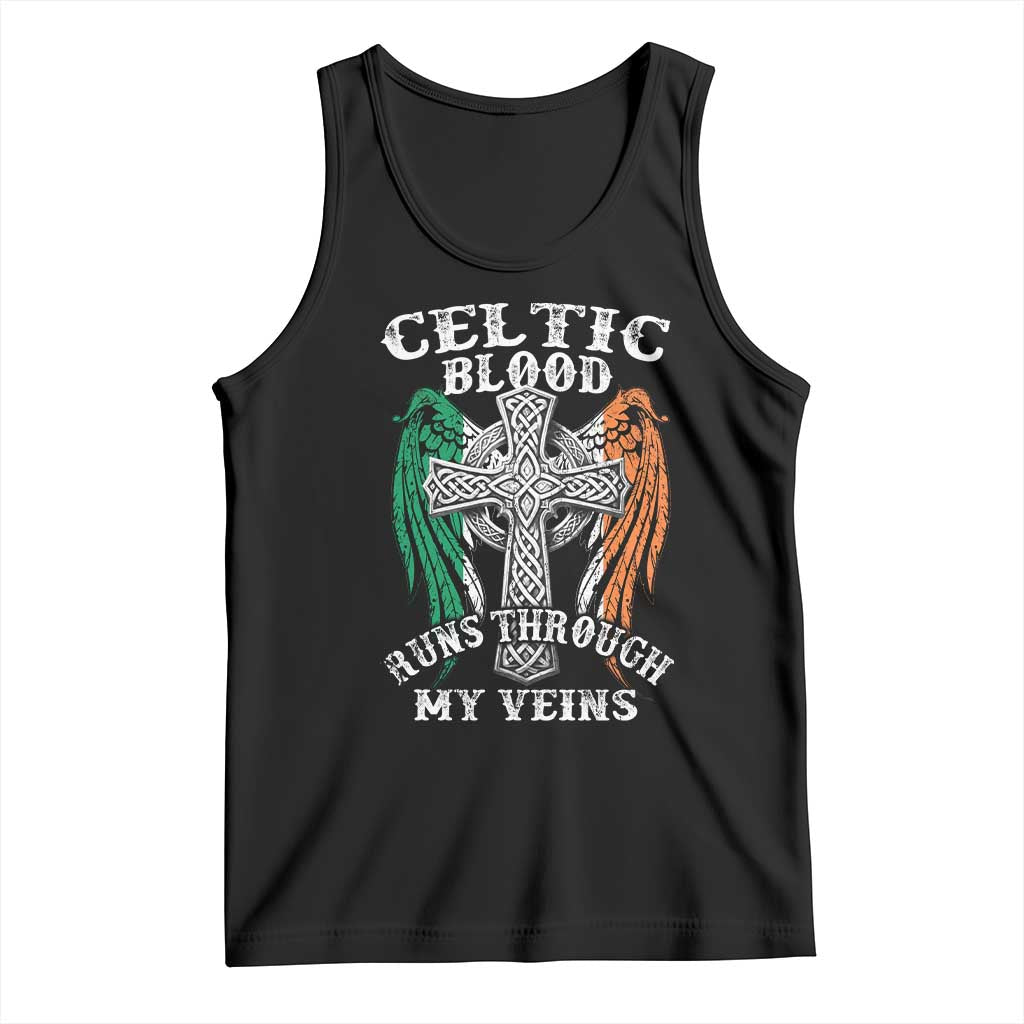 Irish Celtic Pride Tank Top Celtic Blood Runs Through My Veins