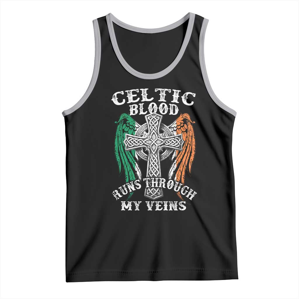 Irish Celtic Pride Tank Top Celtic Blood Runs Through My Veins