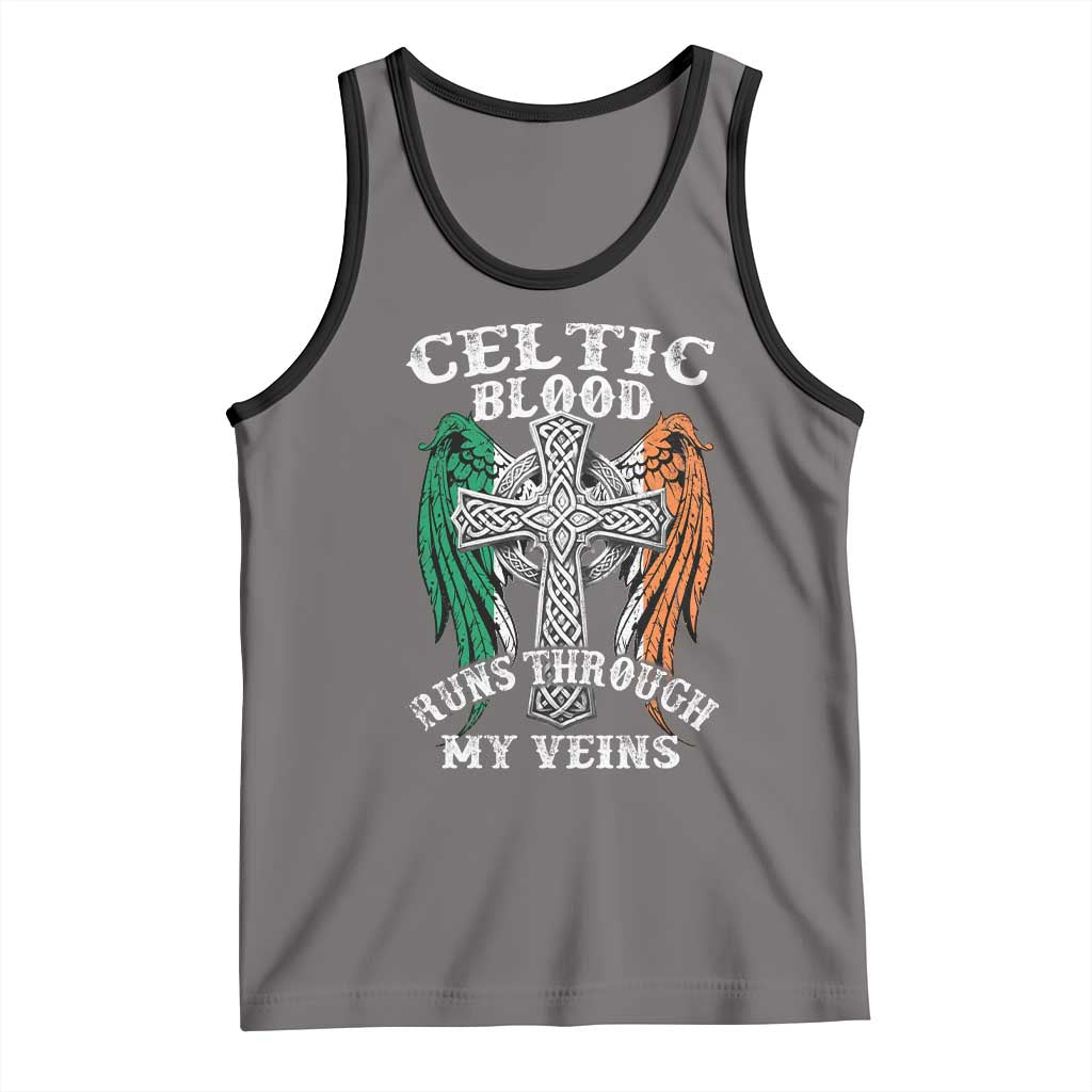 Irish Celtic Pride Tank Top Celtic Blood Runs Through My Veins