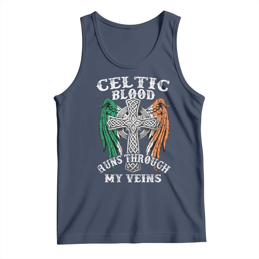 Irish Celtic Pride Tank Top Celtic Blood Runs Through My Veins