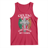 Irish Celtic Pride Tank Top Celtic Blood Runs Through My Veins