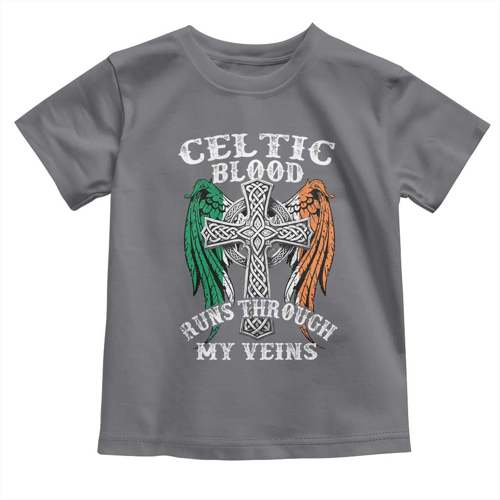 Irish Celtic Pride Toddler T Shirt Celtic Blood Runs Through My Veins