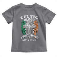 Irish Celtic Pride Toddler T Shirt Celtic Blood Runs Through My Veins