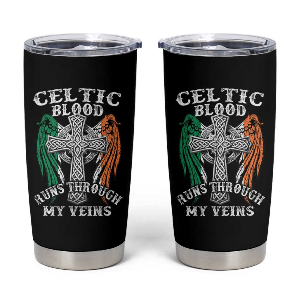Irish Celtic Pride Tumbler Cup Celtic Blood Runs Through My Veins