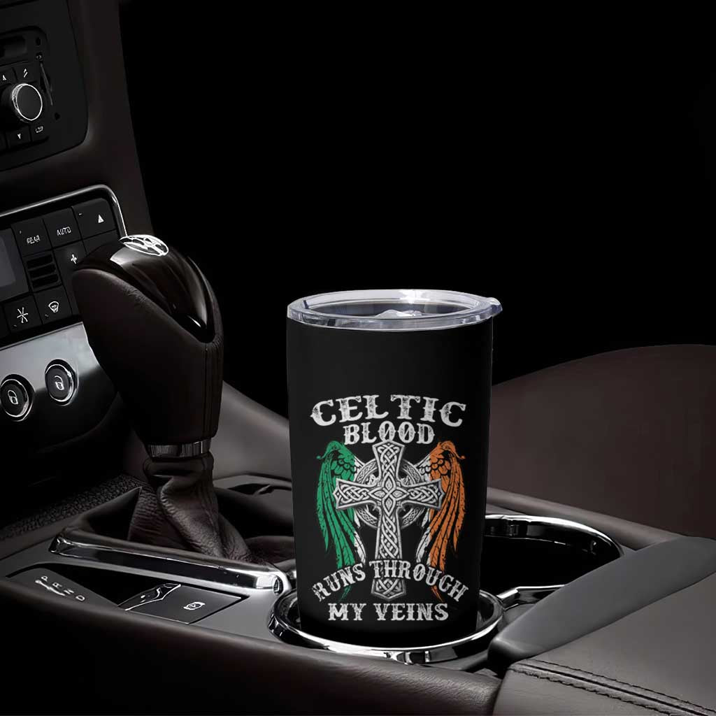Irish Celtic Pride Tumbler Cup Celtic Blood Runs Through My Veins