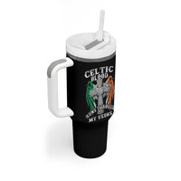 Irish Celtic Pride Tumbler With Handle Celtic Blood Runs Through My Veins