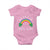 Funny St. Patrick's Day LGBT Baby Onesie 0 Irish 100 Gay Rainbow Shamrock