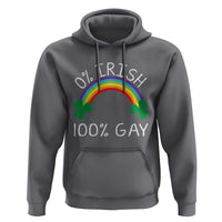 Funny St. Patrick's Day LGBT Hoodie 0 Irish 100 Gay Rainbow Shamrock