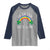 Funny St. Patrick's Day LGBT Raglan Shirt 0 Irish 100 Gay Rainbow Shamrock