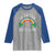 Funny St. Patrick's Day LGBT Raglan Shirt 0 Irish 100 Gay Rainbow Shamrock