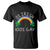 Funny St. Patrick's Day LGBT T Shirt 0 Irish 100 Gay Rainbow Shamrock