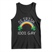 Funny St. Patrick's Day LGBT Tank Top 0 Irish 100 Gay Rainbow Shamrock