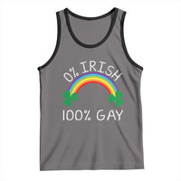Funny St. Patrick's Day LGBT Tank Top 0 Irish 100 Gay Rainbow Shamrock