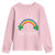 Funny St. Patrick's Day LGBT Youth Sweatshirt 0 Irish 100 Gay Rainbow Shamrock