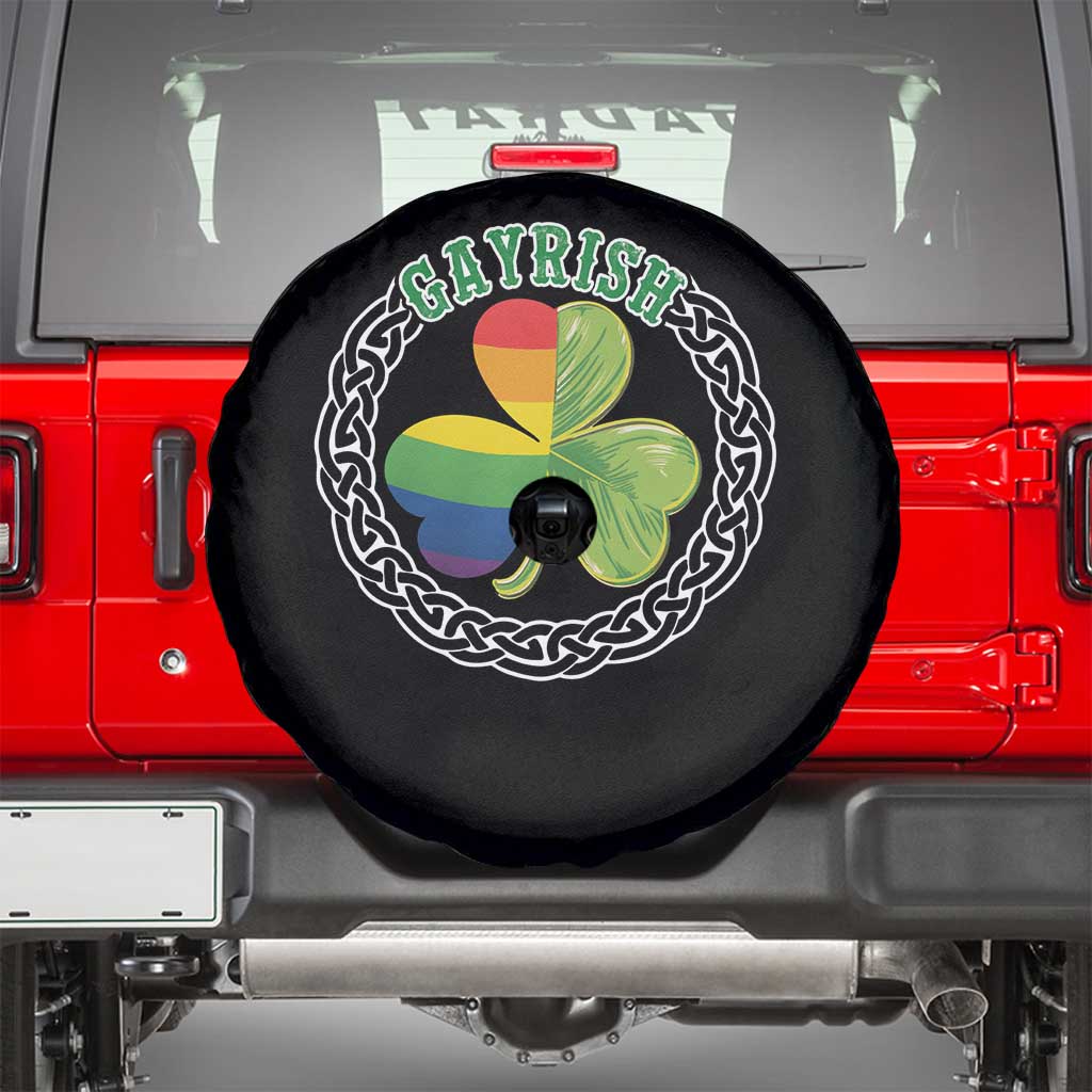 Gayrish Funny St. Patrick's Day LGBT Spare Tire Cover