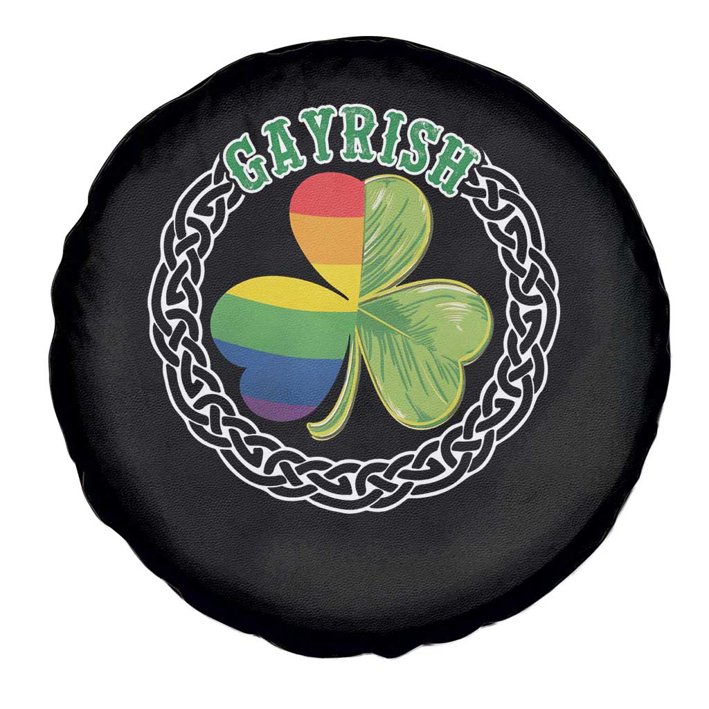 Gayrish Funny St. Patrick's Day LGBT Spare Tire Cover