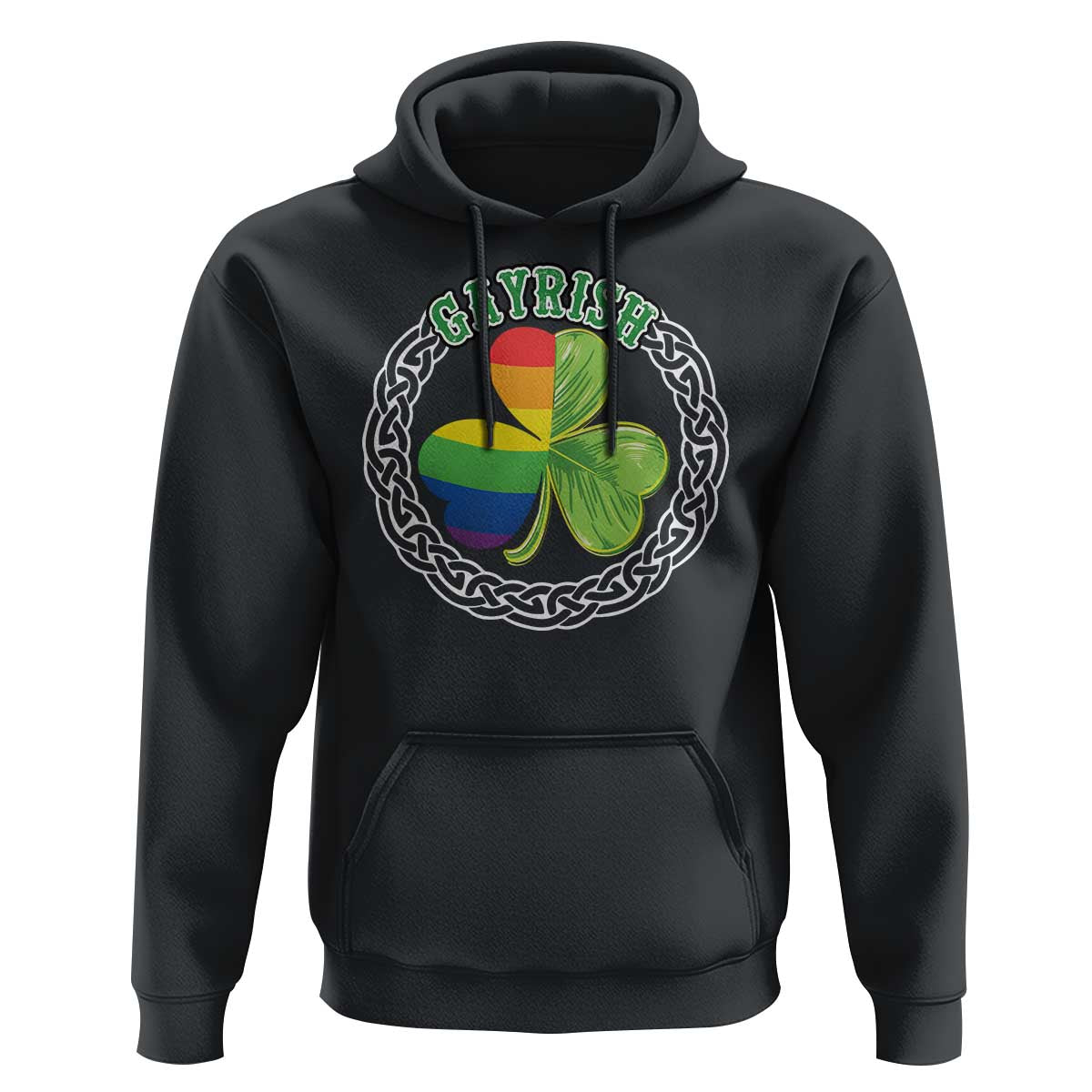 Gayrish Funny St. Patrick's Day LGBT Hoodie