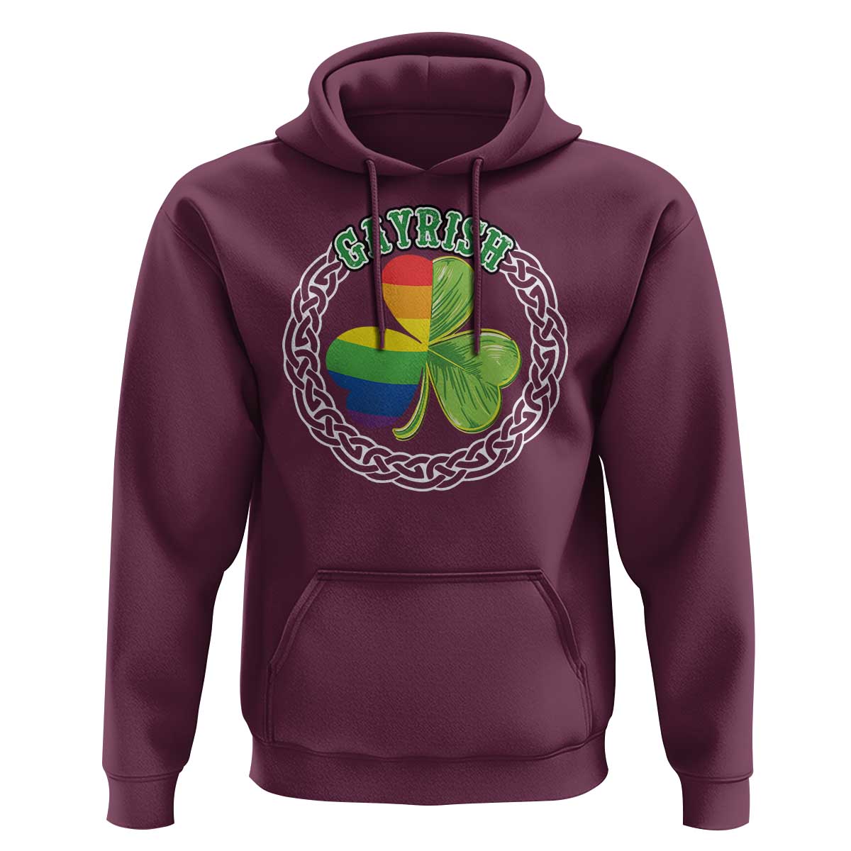 Gayrish Funny St. Patrick's Day LGBT Hoodie