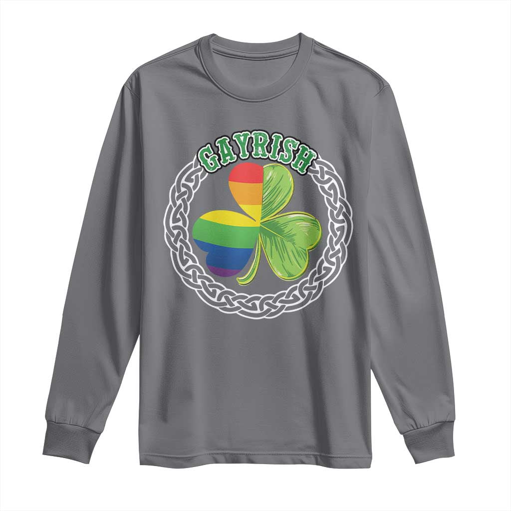 Gayrish Funny St. Patrick's Day LGBT Long Sleeve Shirt