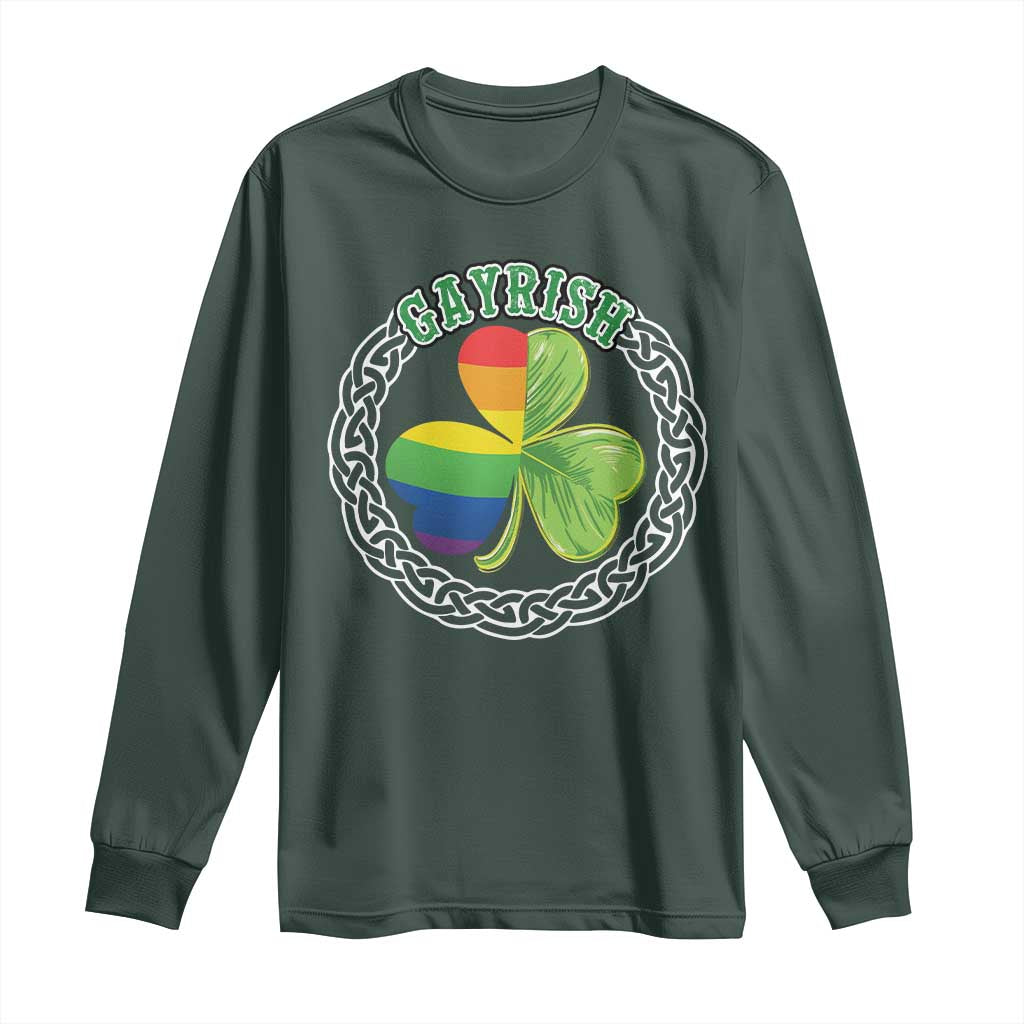 Gayrish Funny St. Patrick's Day LGBT Long Sleeve Shirt