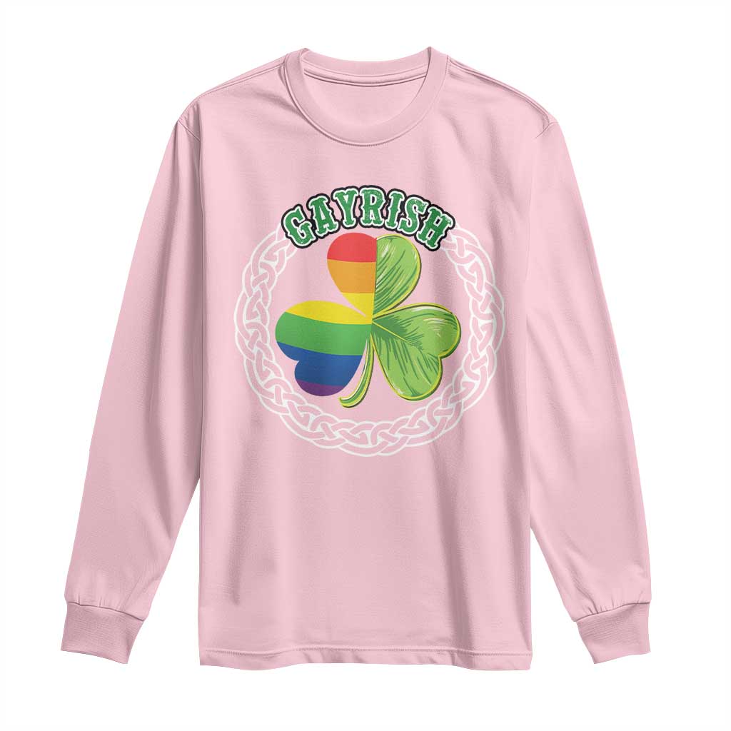 Gayrish Funny St. Patrick's Day LGBT Long Sleeve Shirt